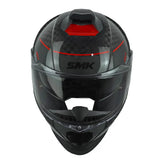 Casco Smk T-Car Nero Gp Negro Rojo 2